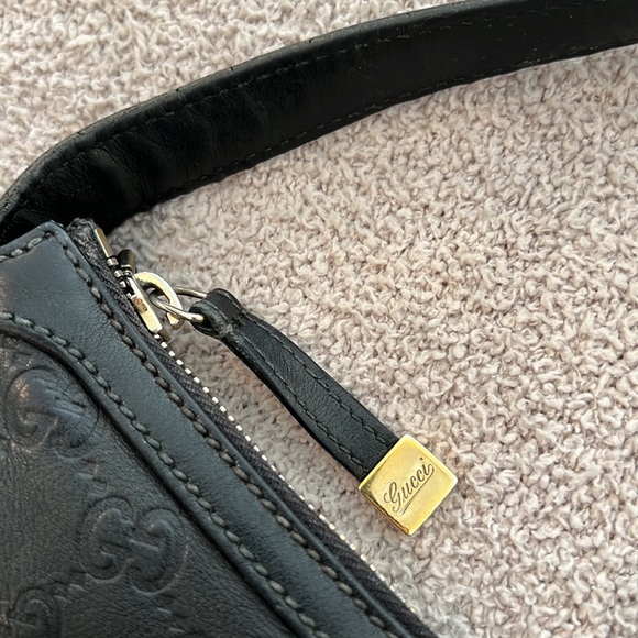 Authentic Black Leather GUCCI Hobo/Shoulder Bag EXCELLENT condition - Picture 4 of 11